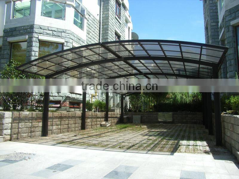 tempered glass sheet greenhouse with aluminum frame HX98125