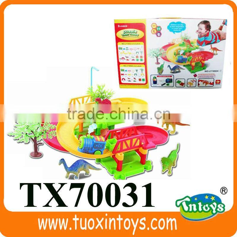 plastic road set toy cars, kids cars electric toy race track