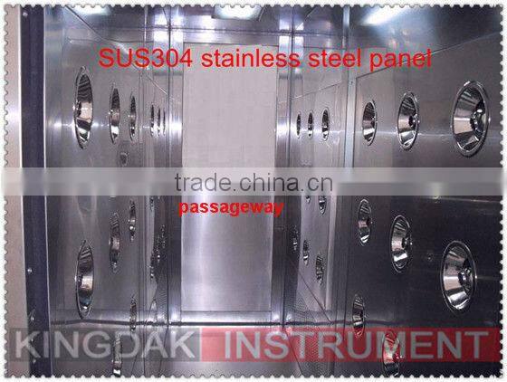 Full stainless steel cleanroom Air show/Automatic Air shower