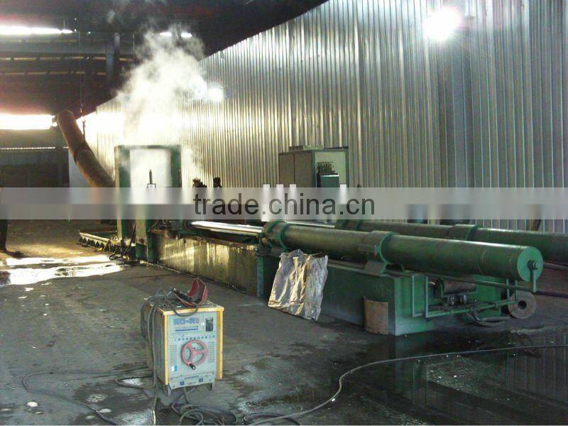 Automatic medium frequency pipe elbow machine