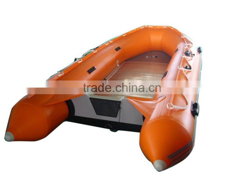 PVC Material Hull Durable Inflatable Fishing Boat for Sale!