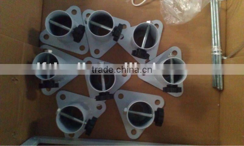 outdoor steel pipe PE carport 3x6m