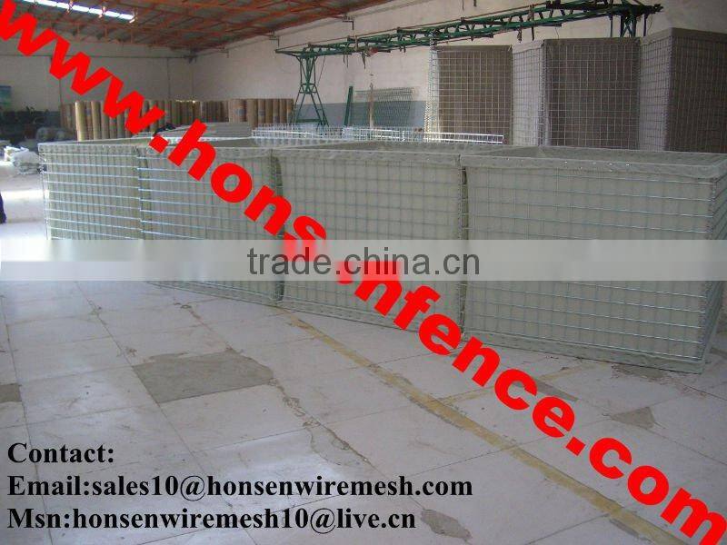 THE REAL FACTORY) Galvanized Hesco Barrier for protection (Mil1 - Mil10)