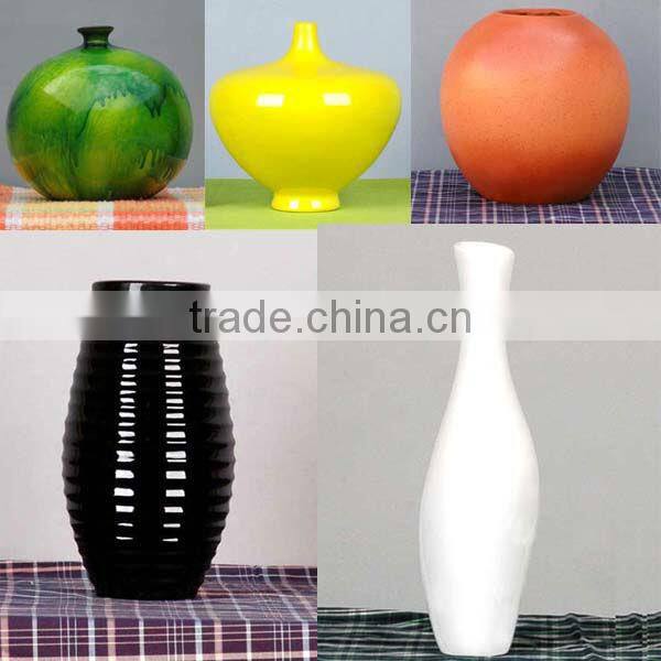 2015 New pink unusual different shape flower vase