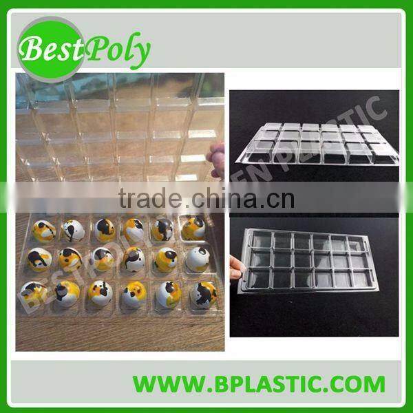 Cheap price custom thermoformed blister tray for chocolate