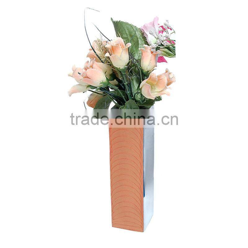 Home decoration gift item aluminum vase