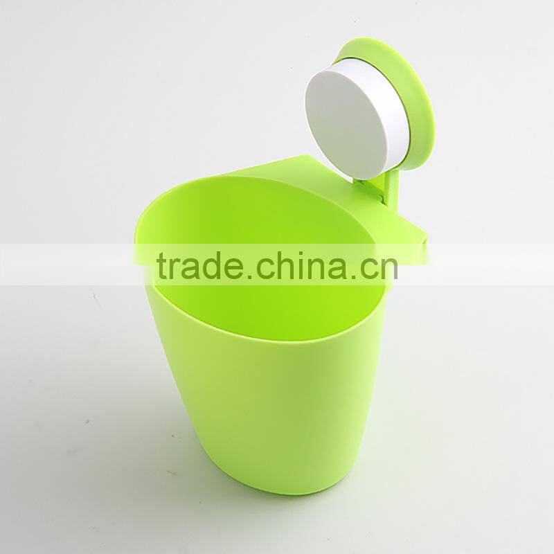 N263 kitchen hanging storage basket with suction cup