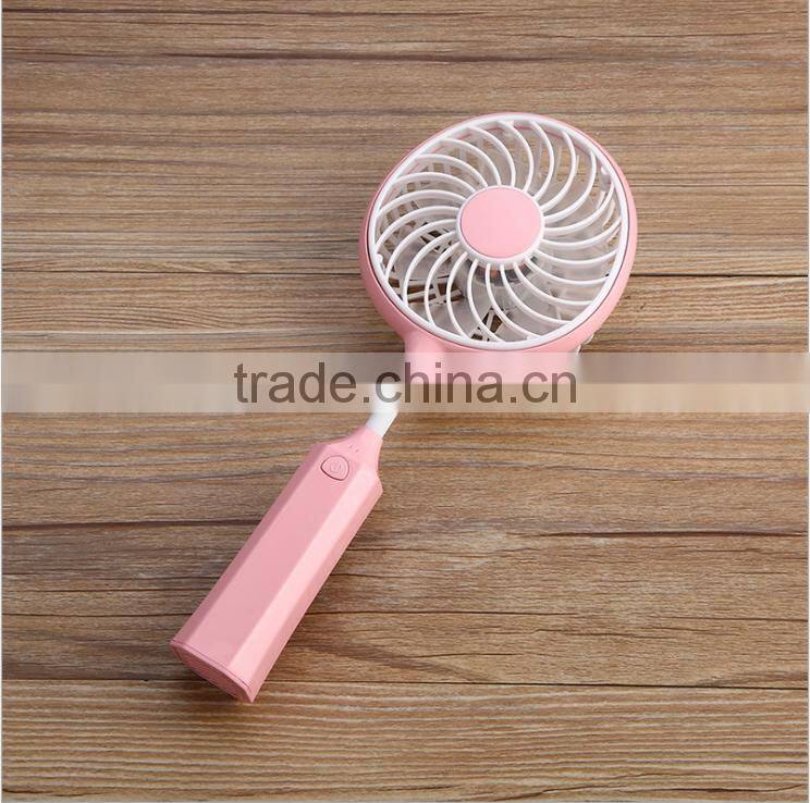 USB Charge Badminton Handheld Air Fan, Mini Desktop Fan For Student