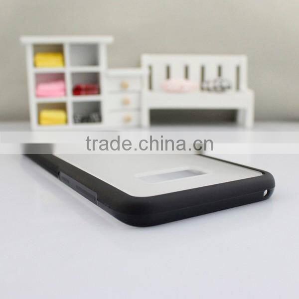 TPU frame matte creative mobile phone back cover for samsung s8 plus