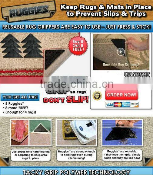 ug gripper anti-slip underlay stick carpet Ruggies