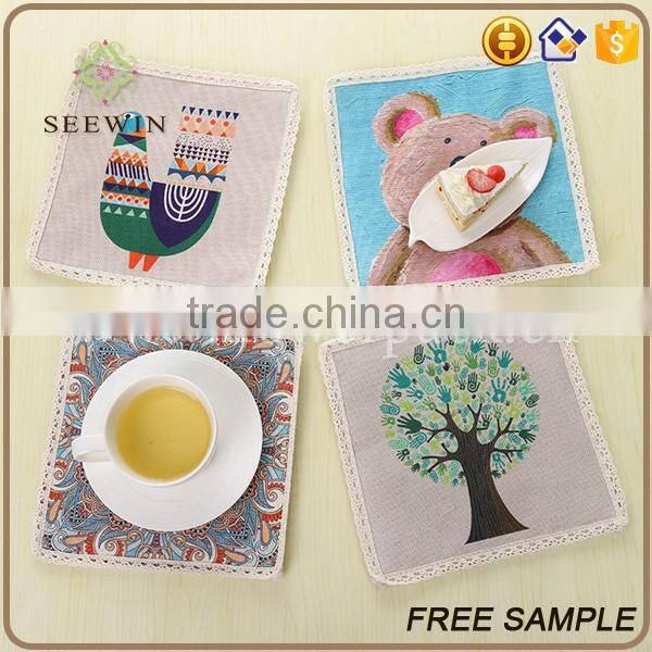 dining tables decor colorful nice beer coasters