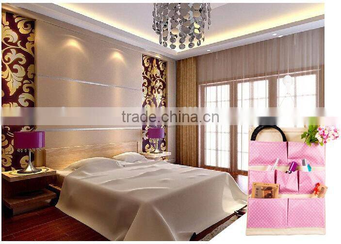 Foldable hanging wall storage pocket storage organizer oxford various styles