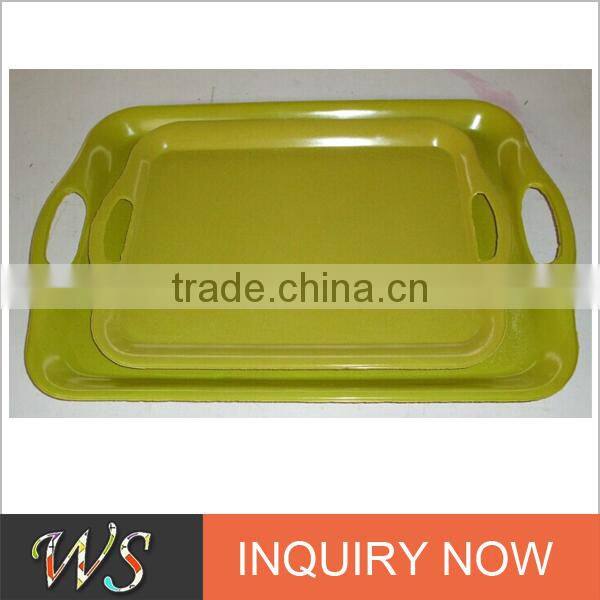 Eco-friendly Bamboo Fiber Printing Lunch Tray