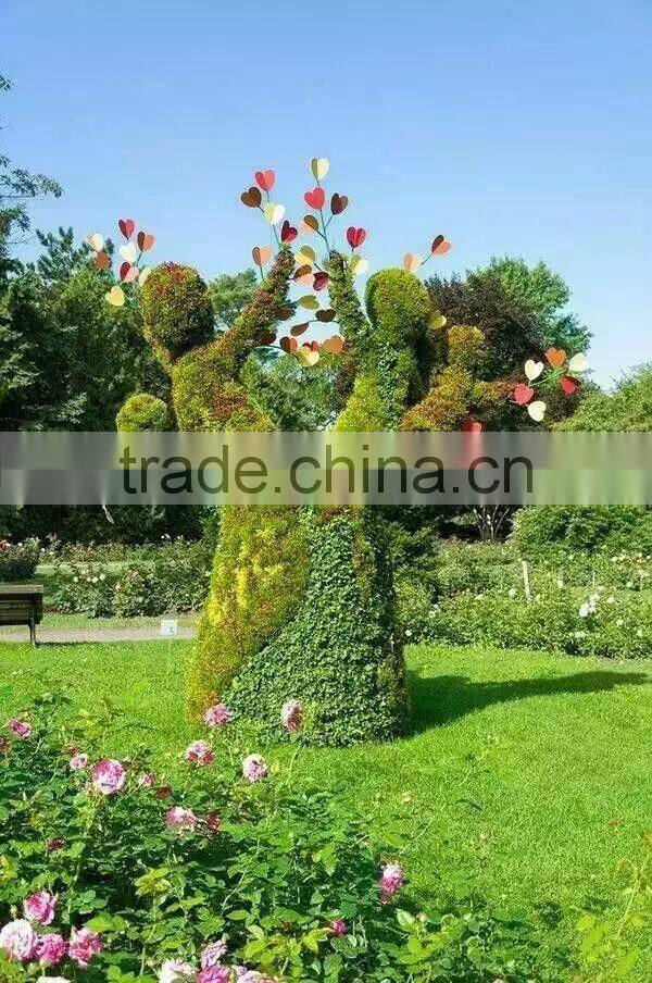 China long-life time fake grass animal good quality artificial grass topiary