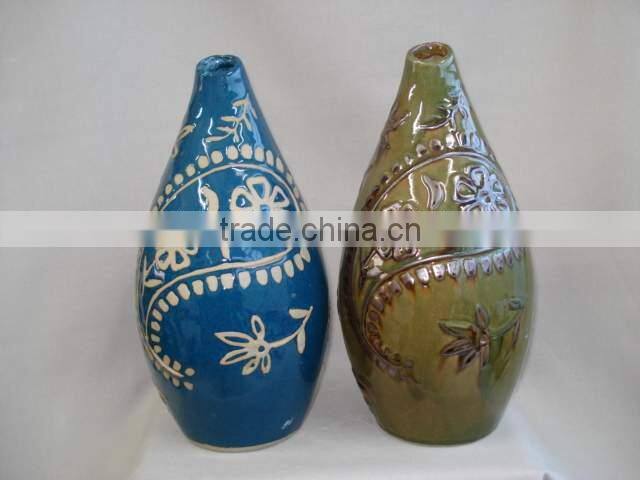 porcelain fish decor-animal wine bottle holders