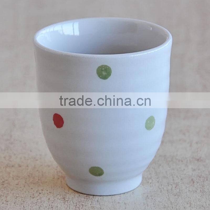 Japanese style ceramic mug with hand painting