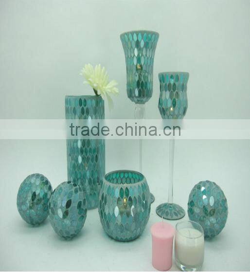 Emerald Green Color Types Vintage Handmade Craft Decorative Tall Wedding Vases