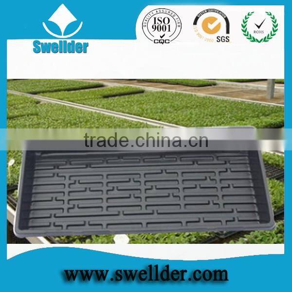Swellder black hydroponic drain tray