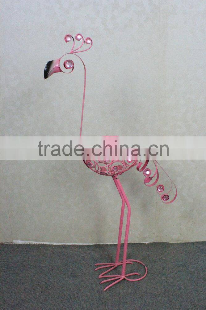 Garden decoration metal peacock