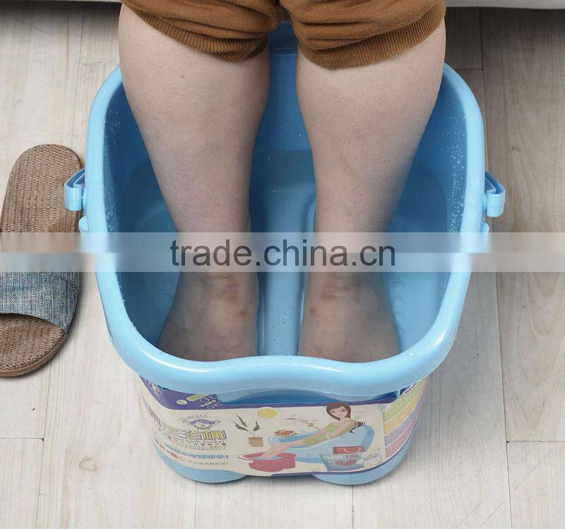 Plastic foot massage bucket