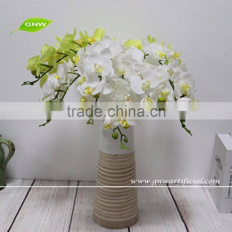 GNW FL-OK105-38-8 Decorative artificial orchid flower wedding decoration
