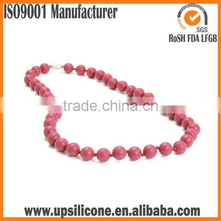 silicone teething necklace jewelry silicone necklace for teething