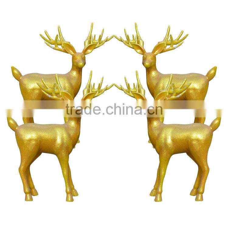 Lifesize reindeer sculpture