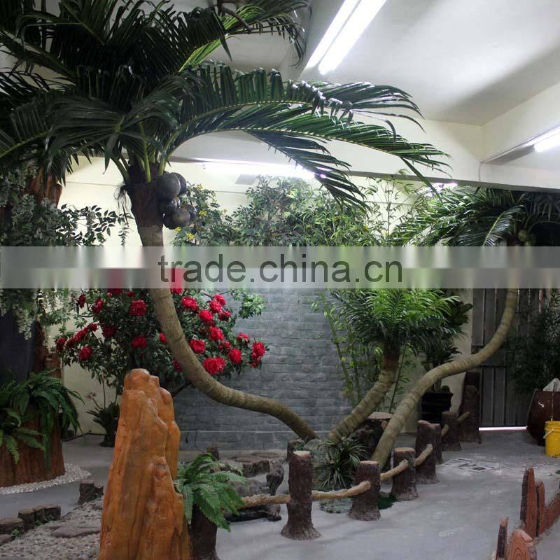 GNW APM022 Artificial Coconut Palm Tree Fake Green Trees for outdoor garden landscaping