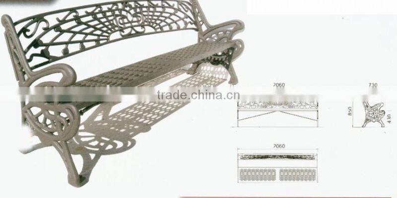 2 meter new type cast iron bench for sale