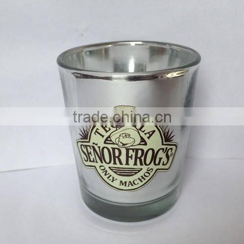hot sale 3oz shot glass candle holder with customer design