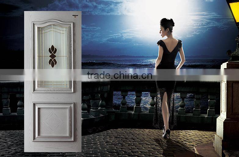 Modern design American style wooden door security door (BG10-M485)