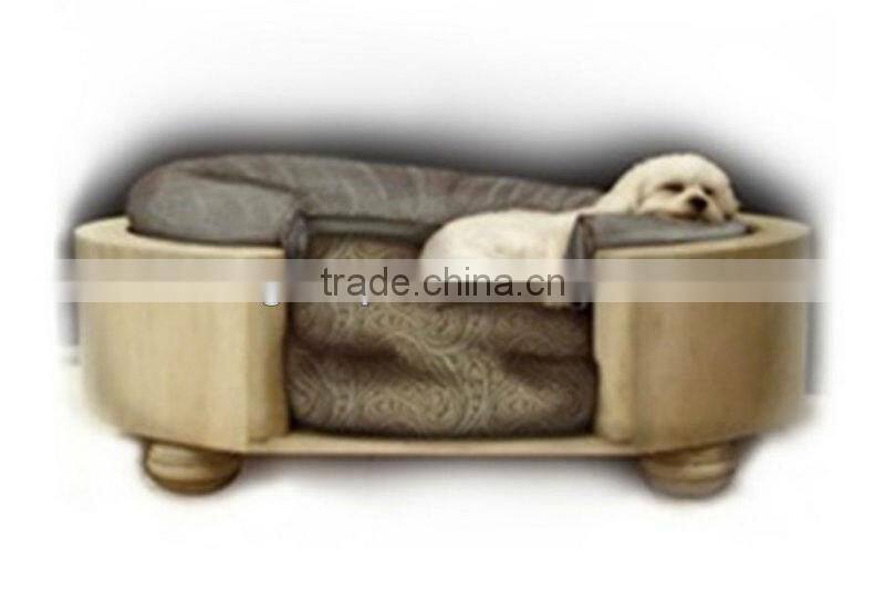 Aqua Rodinia Dog Bed/Quality Luxurious Pet Bed/Ultimate Comfort Head Bolster & Cushion Dog Bed-BG800004