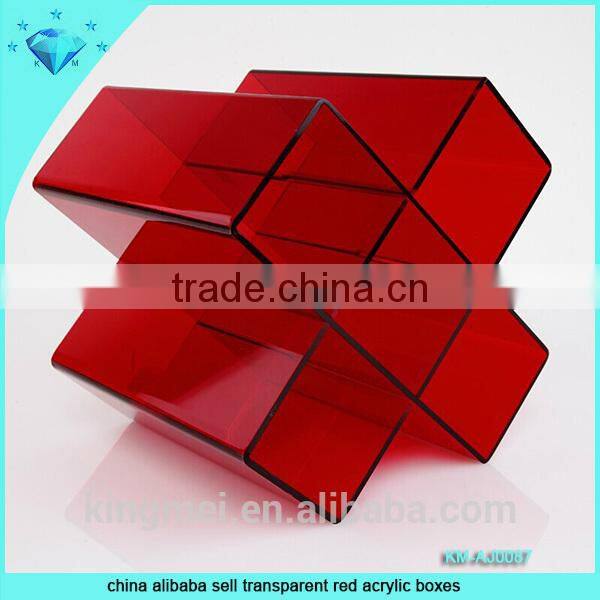 Hot sale wall mounted acrylic book shelf