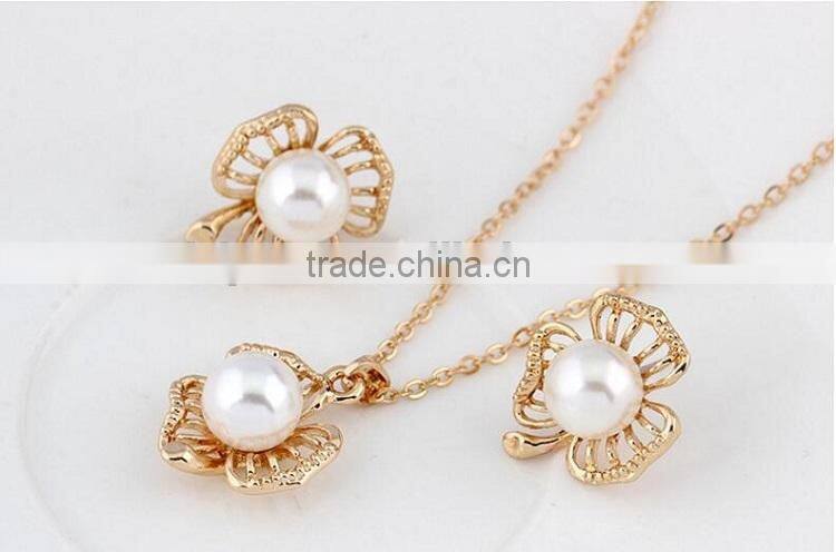 14k gold 10-11mm latest freshwater pearl necklace and earring sets