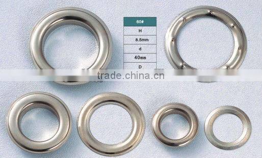 KMJ-2101 high quality metal grommet eyeles with plating