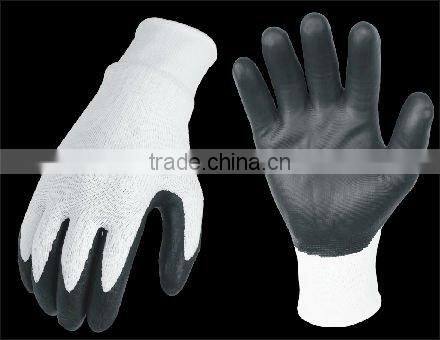 13 Gauge nylon nitrile coated glove