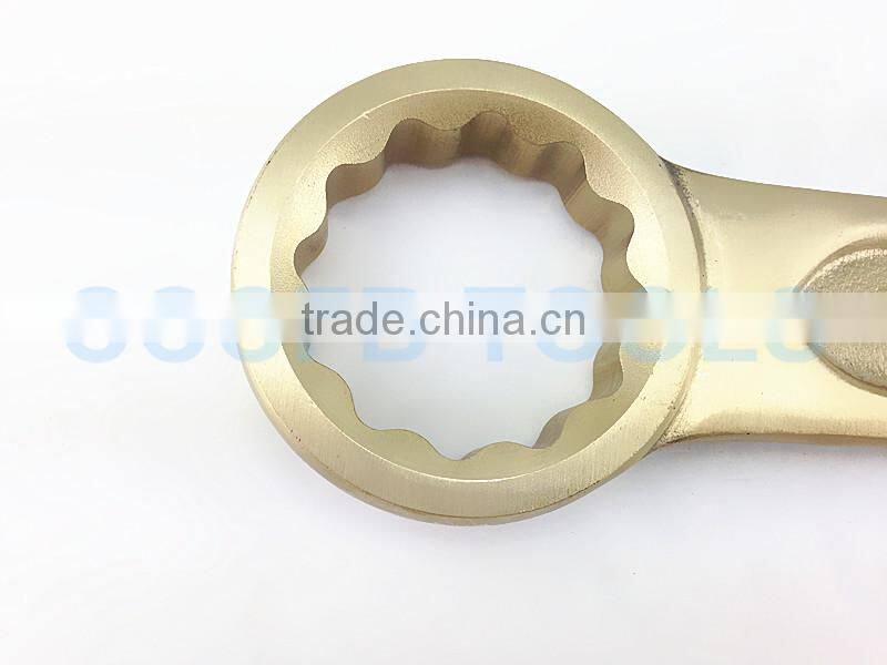 DIN7444 Ring Slogging Spanner 14~185mm Hammer Striking Box Wrench Alloy Hand Tools