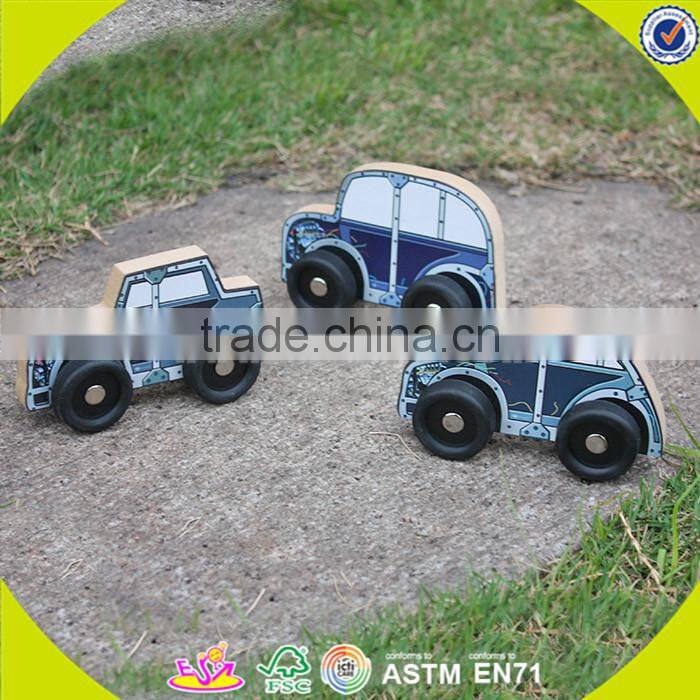 wholesale baby wooden diy car toy, multitype kids wooden diy car toy, educational children wooden diy car toy W04A137