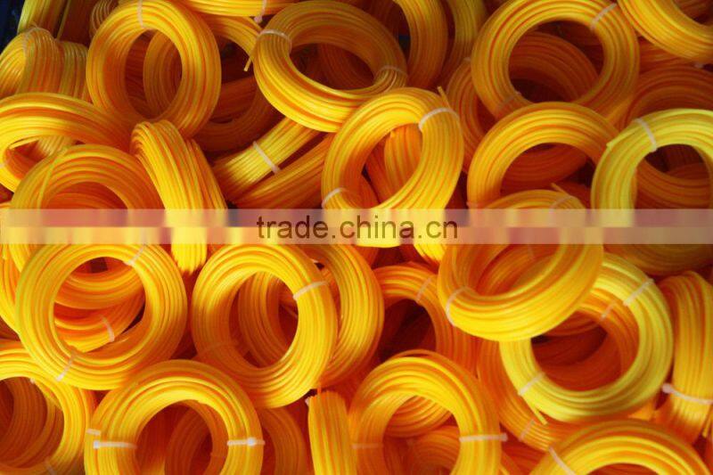 Factory direct sales/2.8X15metre/ brush cutter nylon trimmer line(Trigon)