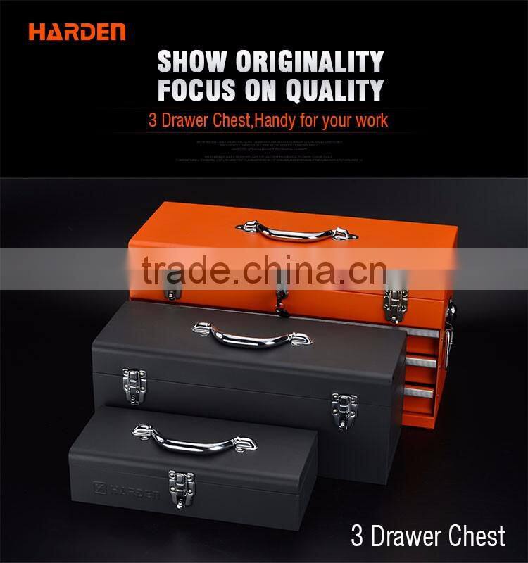 heavy duty metal latches tools box 3 drawer chest tools bags
