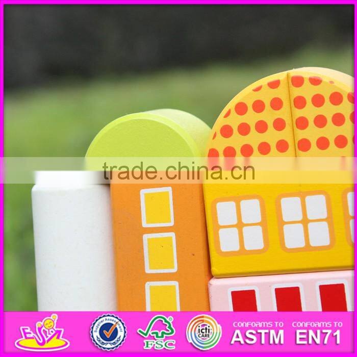 2017 new design 22 pieces educational toys wooden children building blocks W13A123