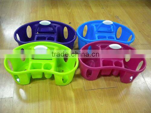 bathroom accessory plastic storage basket/plastic Bathroom storage basket set
