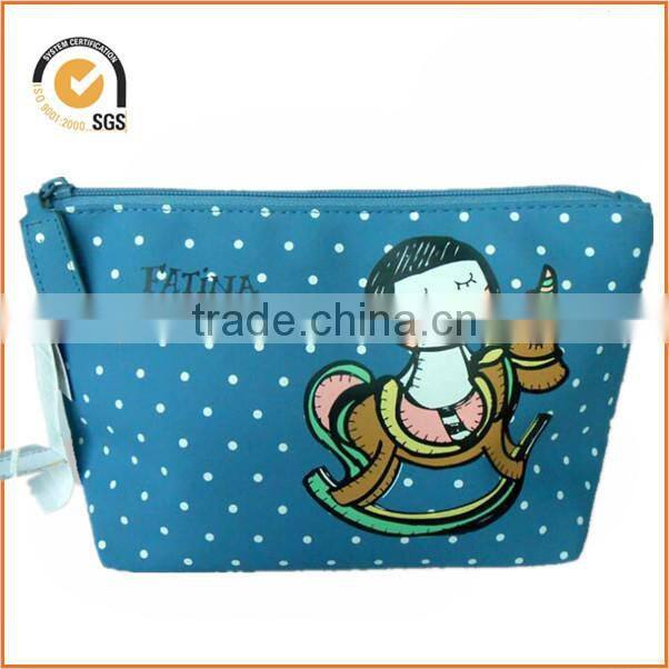 new style protective bag embroidery cotton cosmetic bag with customed logo