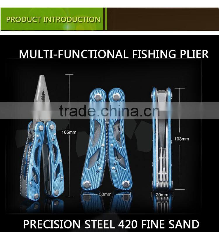QJF-29 top quality multi-functional fishing tackle pliers