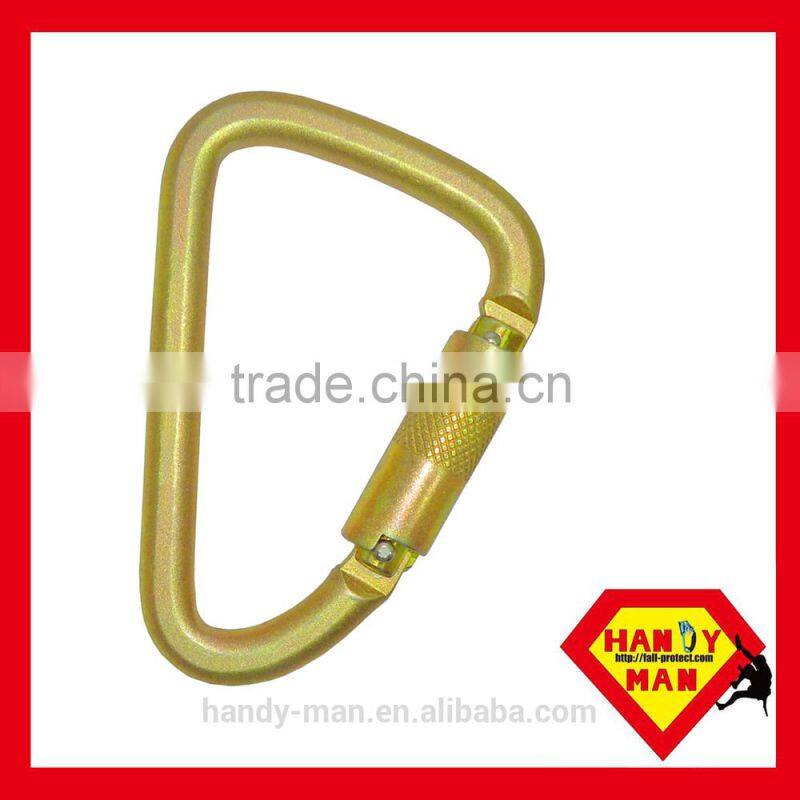 2450SG CE EN362 Steel Scaffolding Screw Gate Safety Carabiner