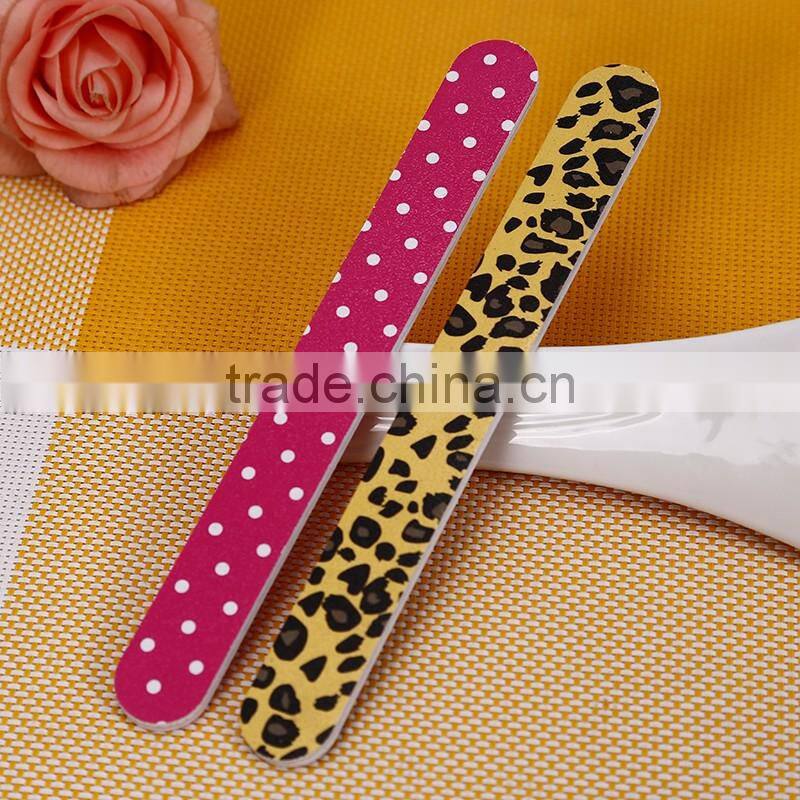 CHX01 OEM Disposalbe nail file buffer ,custom emery board ,Zabra Nail file