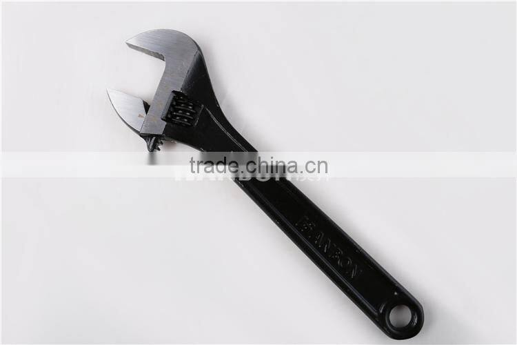 Black Adjustable Wrench/Spanner