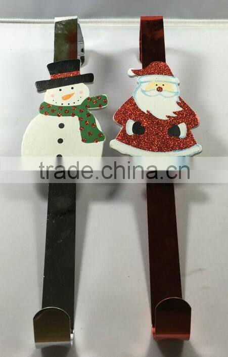 2016 hot selling multifunction christmas over the door hanger, free nail hook
