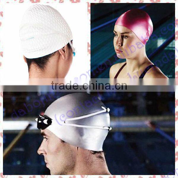 colorful swimming hat/swim hats for women/waterproof swimming hat(FDA, LFGB)