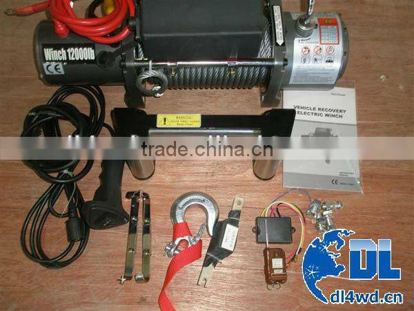 off road electric winches hot sale car towing parts electric winch 12v car winch 4x4